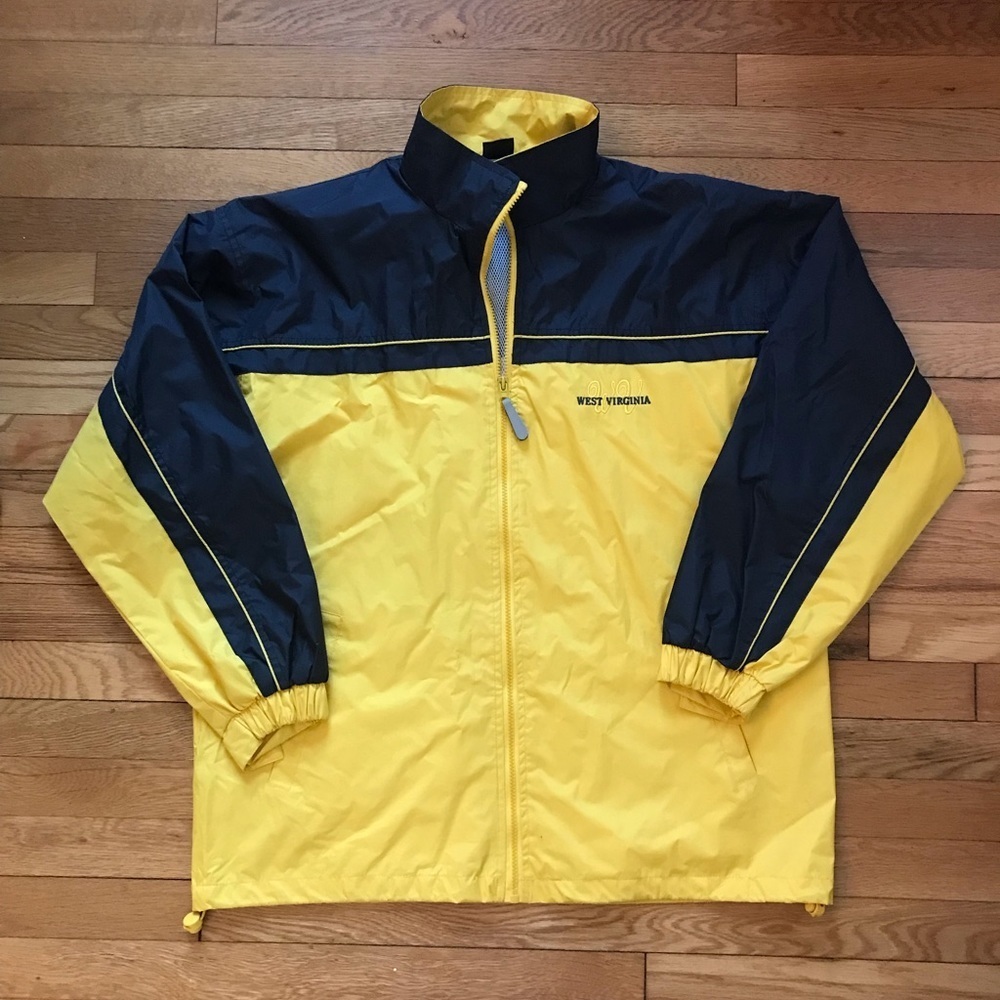 West Virginia Pullover Rain Jacket Mens - size M‎